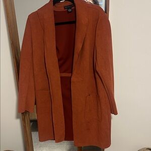 Joan Vass Rust Trench Coat